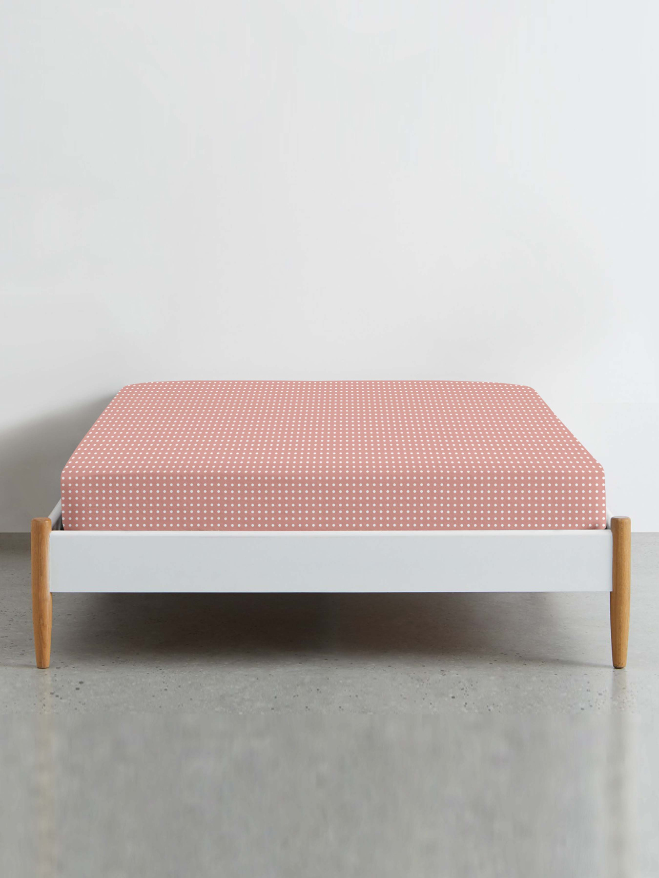 Простирадло на резинці ранфорс COPPER DOTS Cosas модель DropBrick-4008_120 Фото