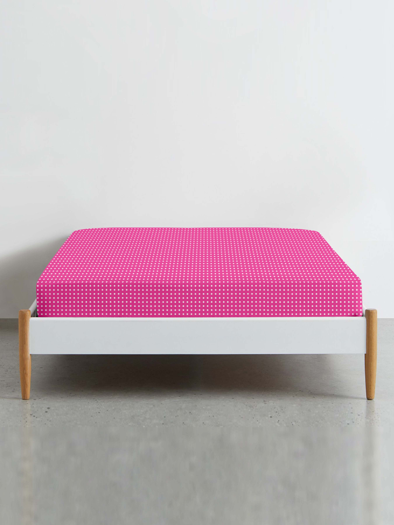 Простынь на резинке ранфорс DOTS Cosas модель DropCandy_100x200x20 Фото