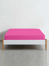 Простынь на резинке ранфорс DOTS Cosas модель DropCandy_100x200x20 Фото