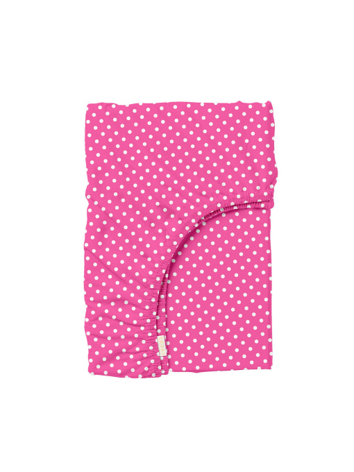 Простынь на резинке ранфорс DOTS Cosas модель DropCandy_100x200x20 Фото