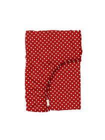 Простынь на резинке ранфорс RED DOTS Cosas модель DropRed-4009_120 Простынь на резинке ранфорс RED DOTS Cosas модель DropRed-4009_120 Фото
