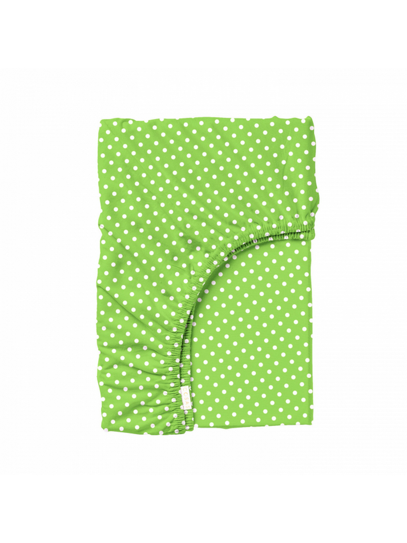 Простынь на резинке ранфорс DOTS Cosas модель DropSalad_100x200x20 Фото