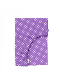 Простынь на резинке ранфорс DOTS Cosas модель DropViolet_100x200x20 Фото