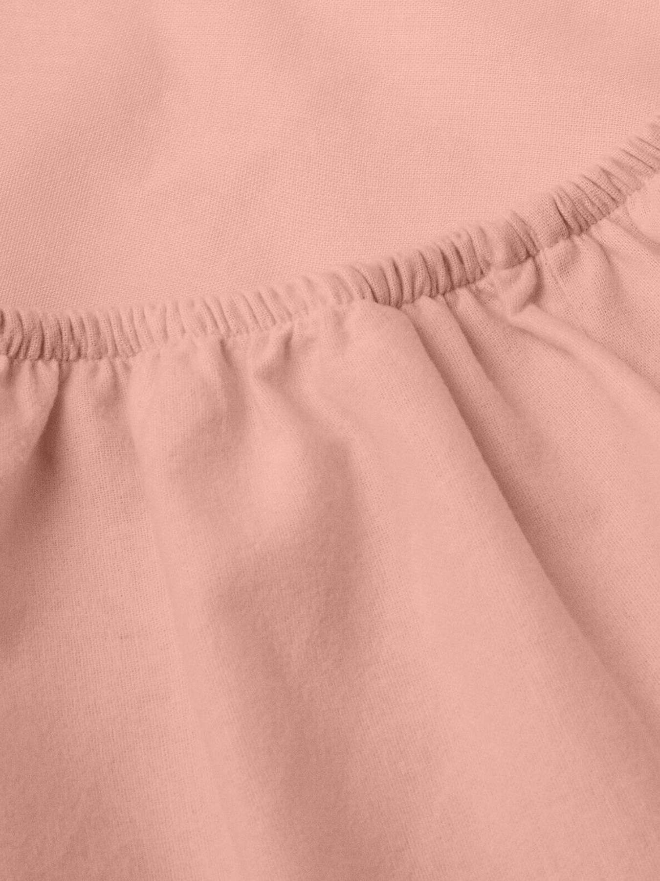 Простирадло на резинці фланель PEACH Cosas модель Flannel_03Peach_60x120x12 Фото