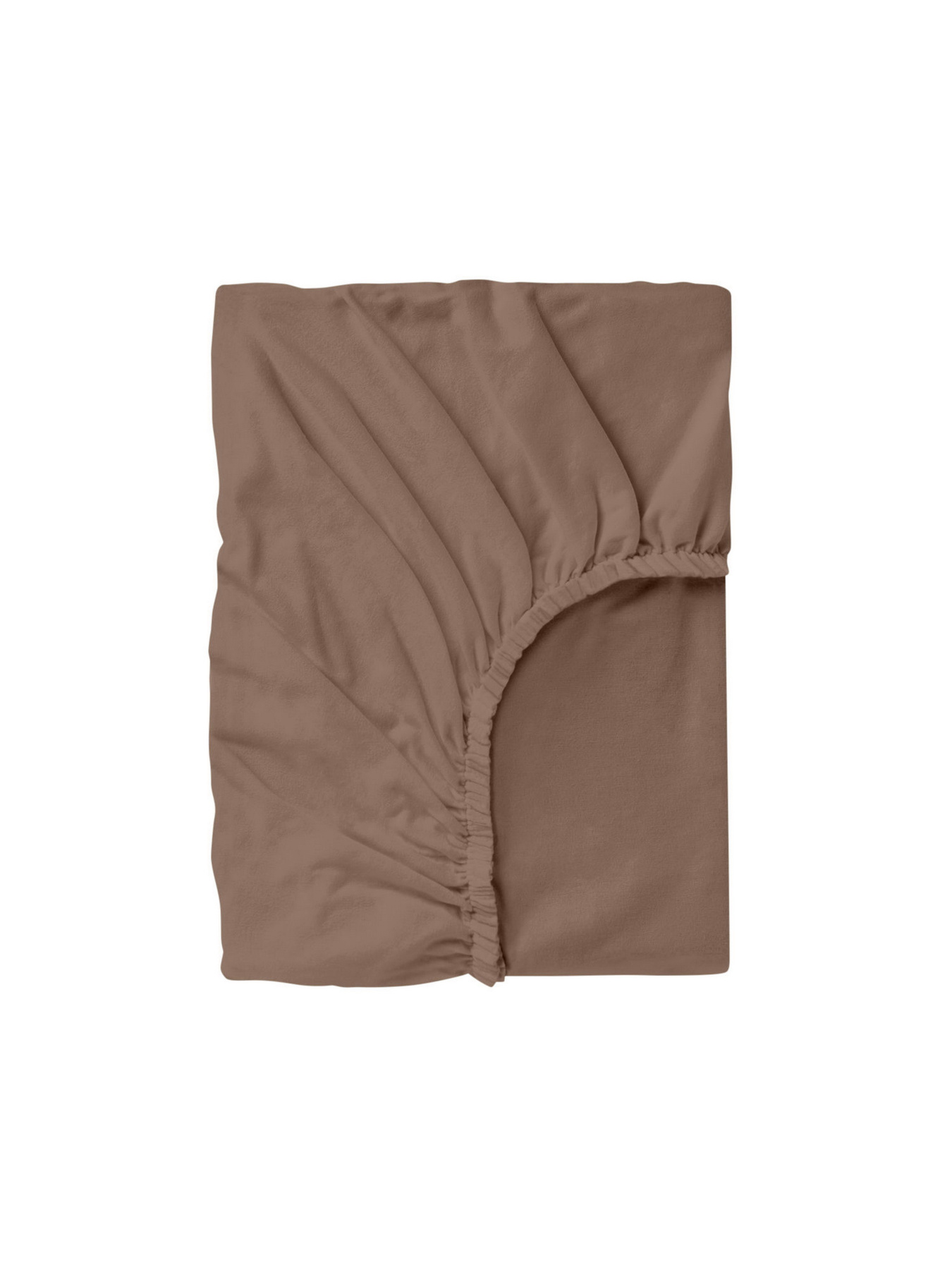 Простынь на резинке фланель LATTE Cosas модель Flannel_27Latte_60x120x12 Фото