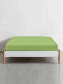 Простынь на резинке фланель LIME Cosas модель Flannel_51Lime_60x120x12 Фото