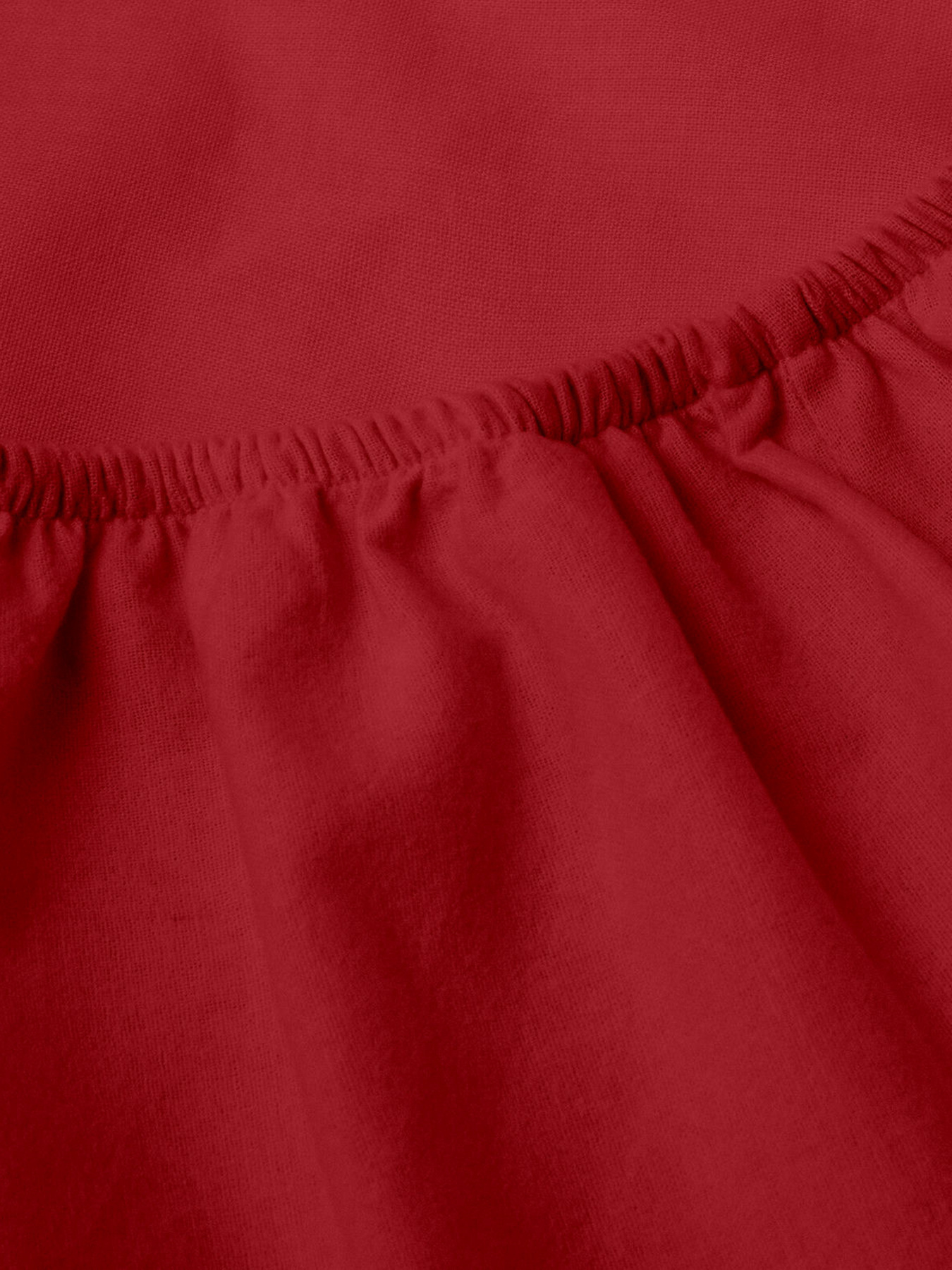 Простынь на резинке фланель BURGUNDY Cosas модель Flannel_55Burgundy_60x120x12 Фото