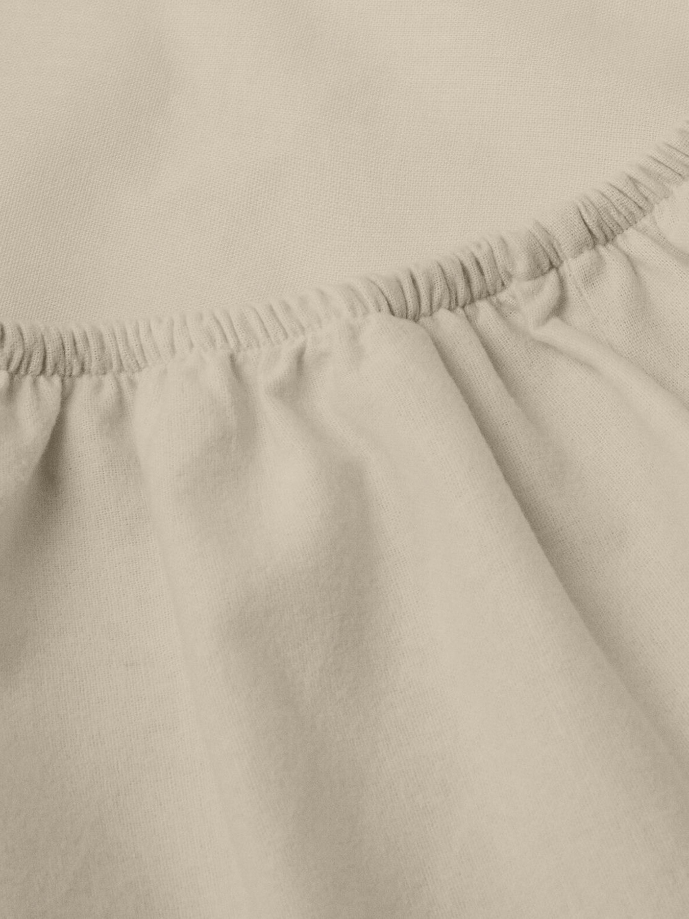 Простынь на резинке фланель ALMOND Cosas модель Flannel_62Almond_60x120x12 Фото