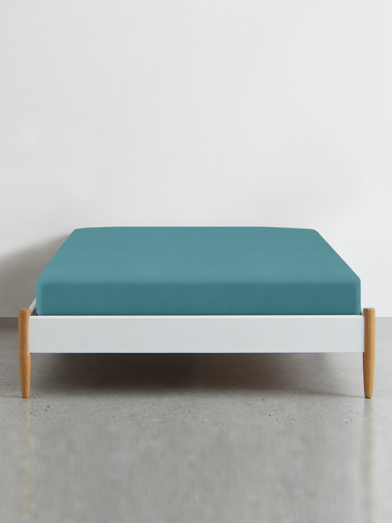 Простынь на резинке фланель AZURE Cosas модель Flannel_68Azure_60x120x12 Фото