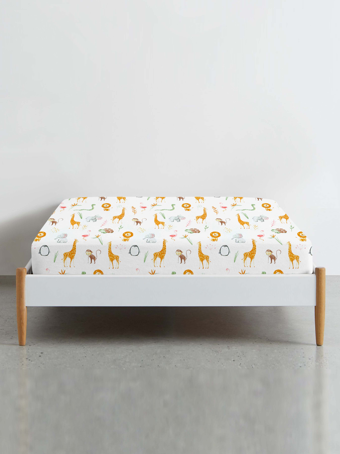 Простынь на резинке фланель AFRICA ZOO Cosas модель Flannel_AfricaZoo_60x120x12 Фото