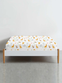 Простынь на резинке фланель AFRICA ZOO Cosas модель Flannel_AfricaZoo_60x120x12 Фото