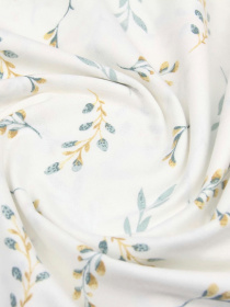 Простынь на резинке фланель PINE BRANCHLETS Cosas модель Flannel_BudYellowMint_60x120x12 Простынь на резинке фланель PINE BRANCHLETS Cosas модель Flannel_BudYellowMint_60x120x12 Фото