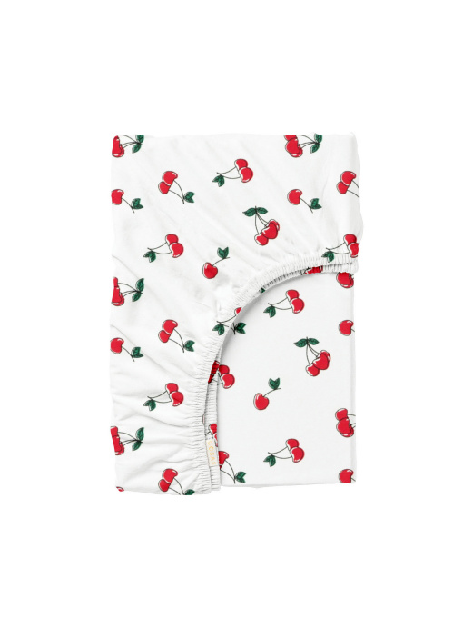 Простирадло на резинці фланель CHERRY Cosas модель Flannel_CherryBerry_60x120x12 Фото