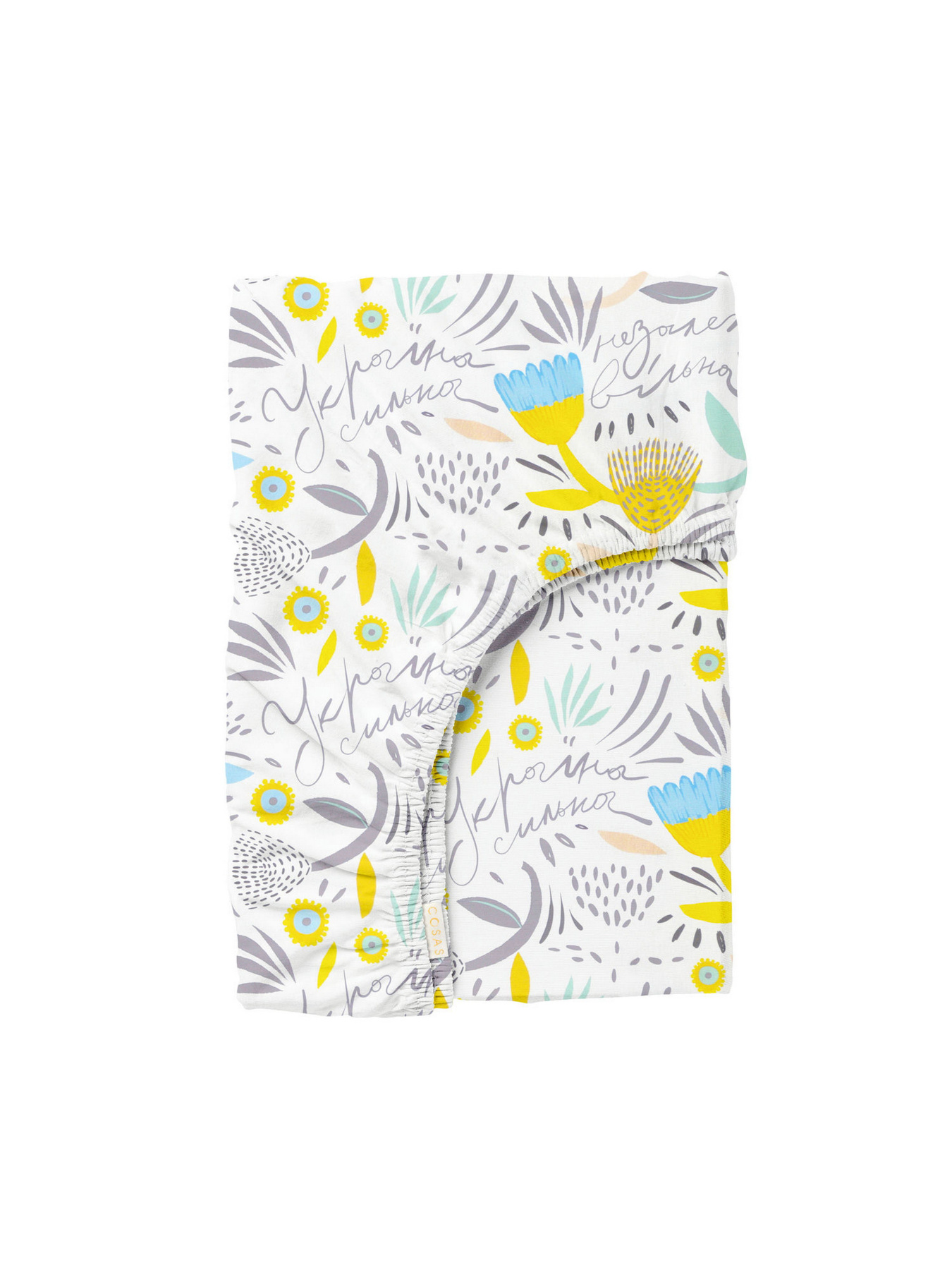 Простирадло на резинці ранфорс UKRAINE Cosas модель FlowersUkraine_120 Фото