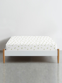 Простынь на резинке ранфорс OLIVE LEAF Cosas модель FoliageWillowGreen_120 Простынь на резинке ранфорс OLIVE LEAF Cosas модель FoliageWillowGreen_120 Фото