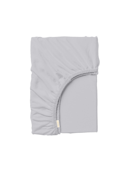 Cosas ­Простирадло на резинці ранфорс SMOKY модель Grey52_120x200x20 - фото