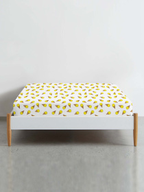 Простынь на резинке ранфорс ICECREAM YELLOW Cosas модель IcecreamYellow_120 Фото