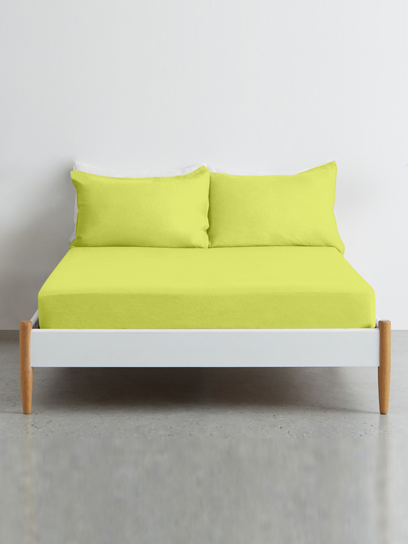 Простирадло на резинці ранфорс LIME Cosas модель Lime70_100x200x20 Фото