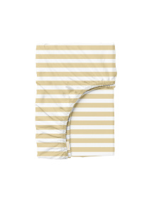 Простирадло на резинці ранфорс BISCUIT LINE Cosas модель LineBeige-5046_120 Фото