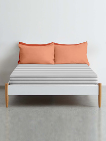 Простынь на резинке ранфорс SHADOW LINE Cosas модель LineGrey_100x200x20 Простынь на резинке ранфорс SHADOW LINE Cosas модель LineGrey_100x200x20 Фото