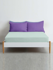 Простынь на резинке ранфорс PISTACHIO LINE Cosas модель LineMint-5021_120 Фото