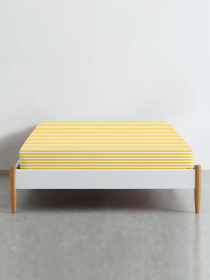 Простынь на резинке ранфорс HONEY LINE Cosas модель LineYellow-5045_120 Фото