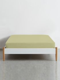 Простирадло на резинці ранфорс OLIVE Cosas модель Olive78_120x200x20 Фото