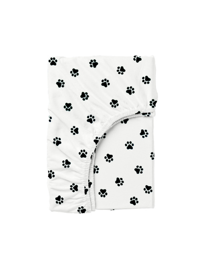 Cosas ­Простирадло на резинці ранфорс PAWS модель Paws_120x200x20 - фото