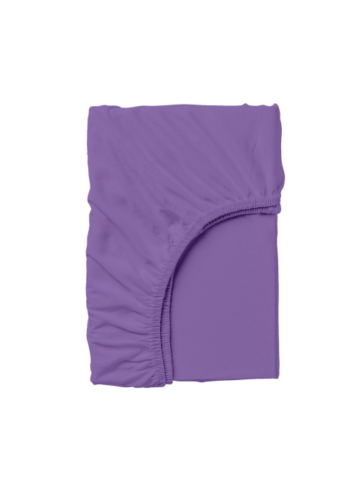 Простынь на резинке ранфорс LAVENDER Cosas модель PlumLight_100x200x20 Фото