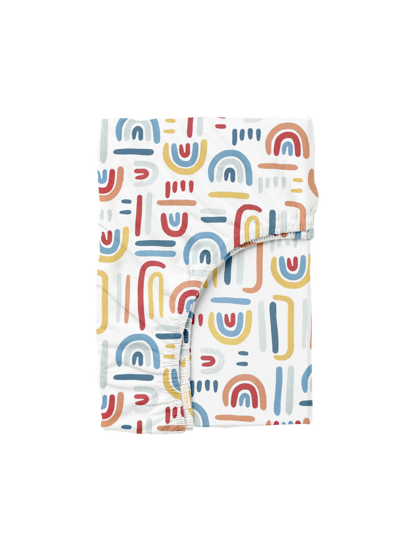 Простынь на резинке ранфорс RAINBOWS Cosas модель RainbowAbstract_120 Фото