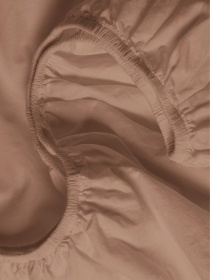 Простынь на резинке ранфорс RUM Cosas модель Ranfors_Brown_120 Фото