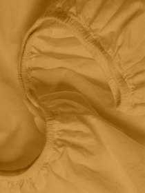 Простирадло на резинці ранфорс CURCUMA Cosas модель Ranfors_Mustard_120 Фото