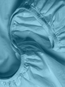 Простирадло на резинці ранфорс AZURE Cosas модель Ranfors_Sky_120 Фото