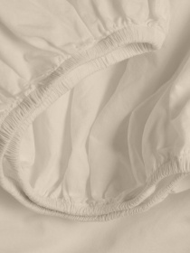 Простынь на резинке ранфорс BISCUIT Cosas модель Ranfors08_Beige_70x140x12 Фото