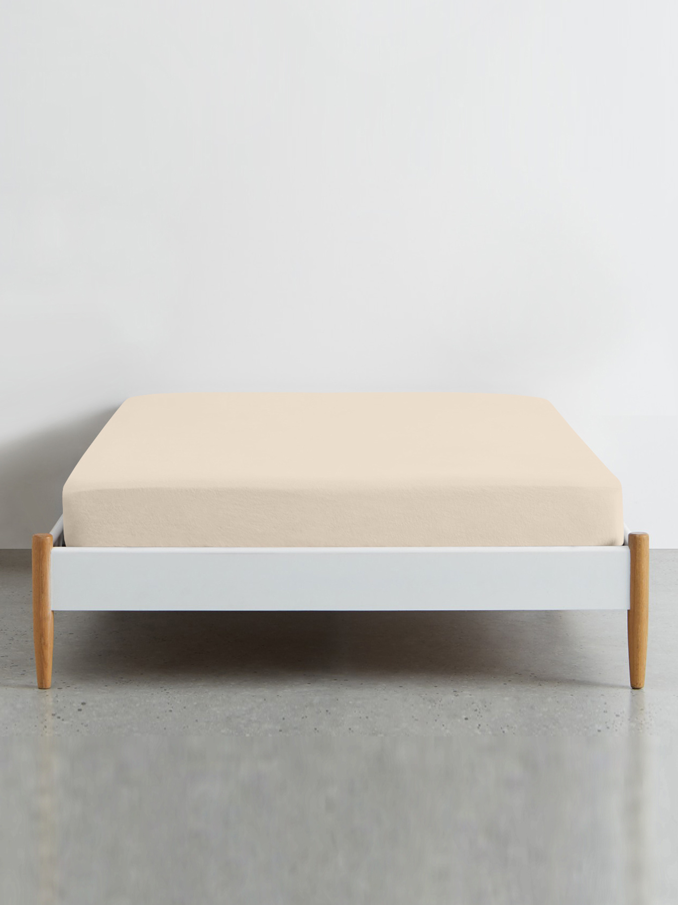 Простирадло на резинці ранфорс BISCUIT Cosas модель Ranfors08_Beige_70x140x12 Фото