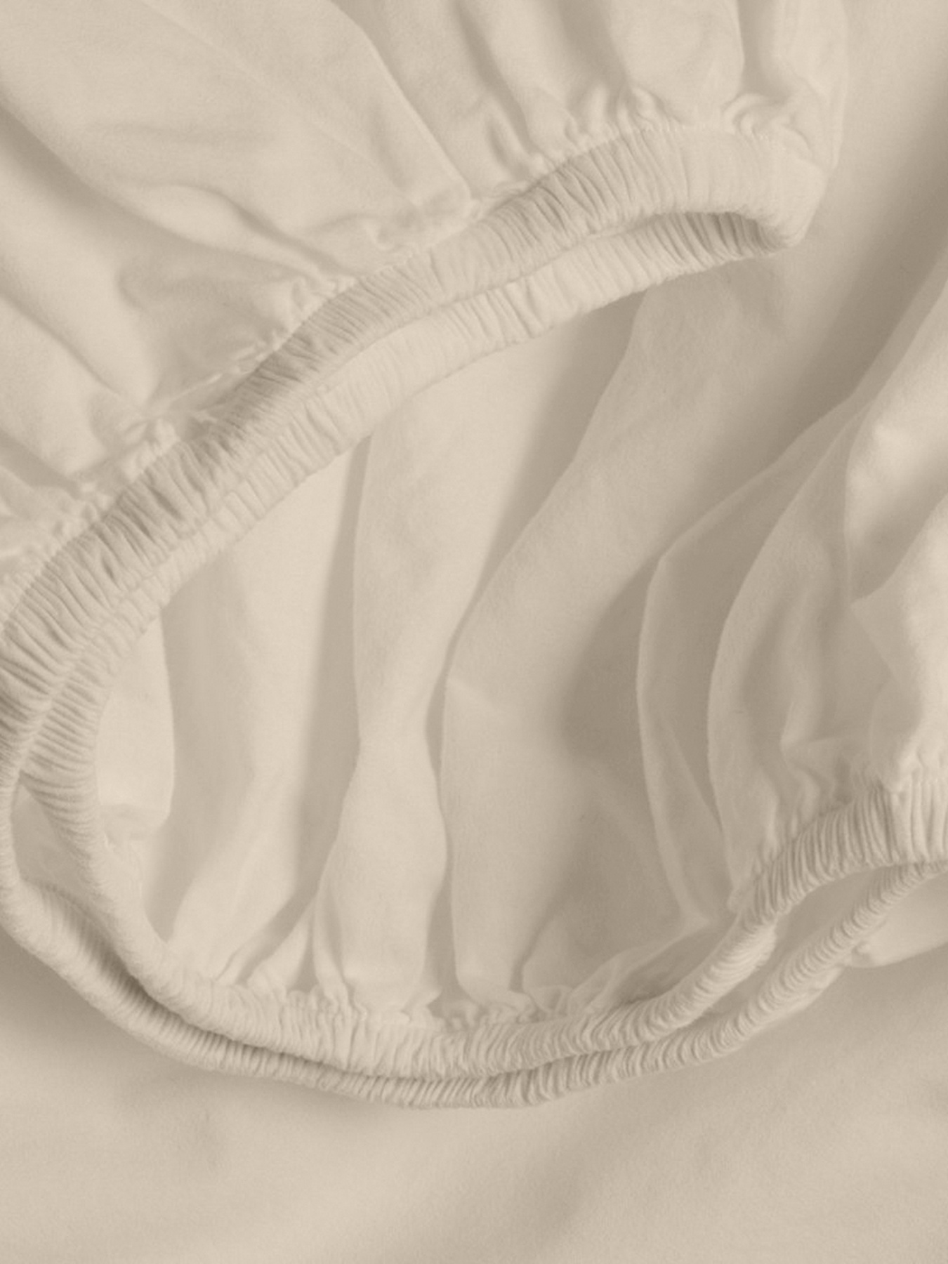 Простирадло на резинці ранфорс BISCUIT Cosas модель Ranfors08_Beige_70x140x12 Фото