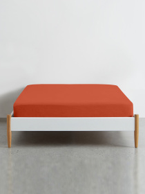 Простирадло на резинці ранфорс ORANGE Cosas модель Ranfors103_Orange_120 Фото