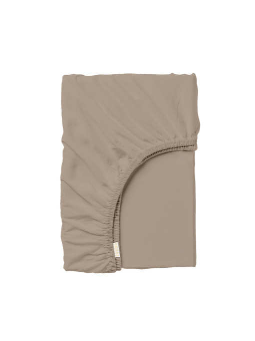 Простынь на резинке ранфорс ESPRESSO Cosas модель Ranfors15_Espresso_120 Фото