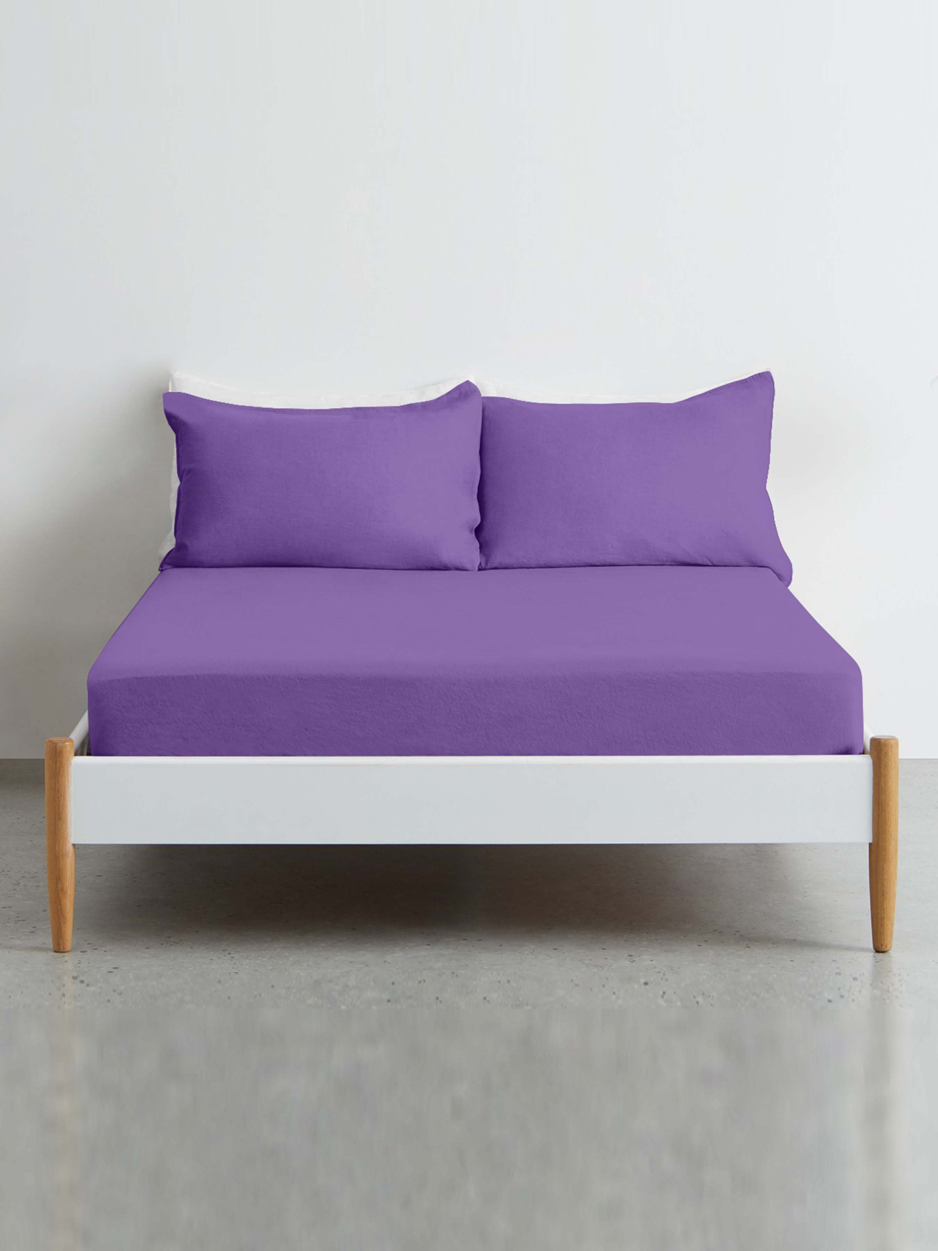 Простынь на резинке ранфорс LIGHT PLUM Cosas модель Ranfors48_PlumLight_120 Фото