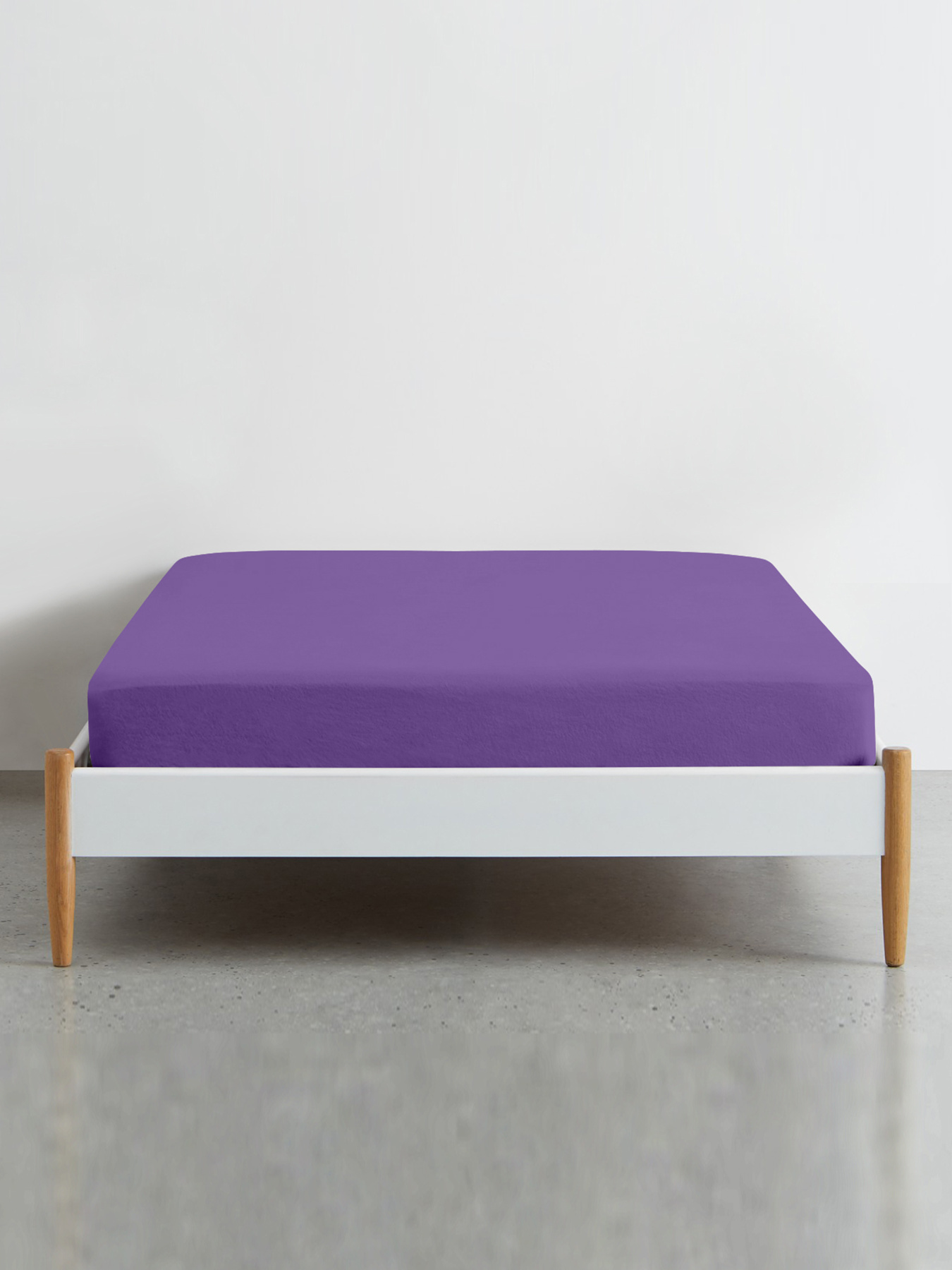 Простынь на резинке ранфорс LIGHT PLUM Cosas модель Ranfors48_PlumLight_120 Фото