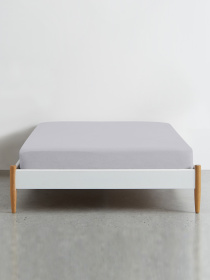 Простынь на резинке ранфорс SMOKY Cosas модель Ranfors52_Grey_70x140x12 Фото