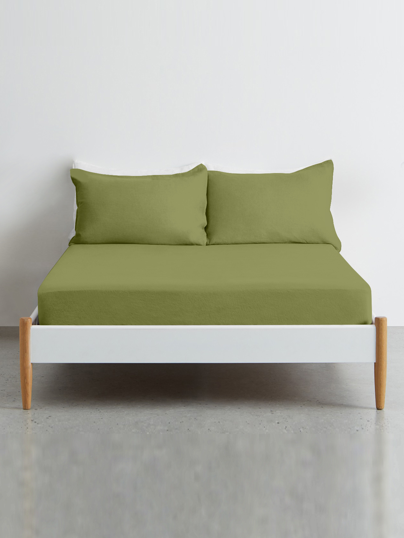 Простынь на резинке ранфорс AVOCADO Cosas модель Ranfors74_Avocado_120 Фото