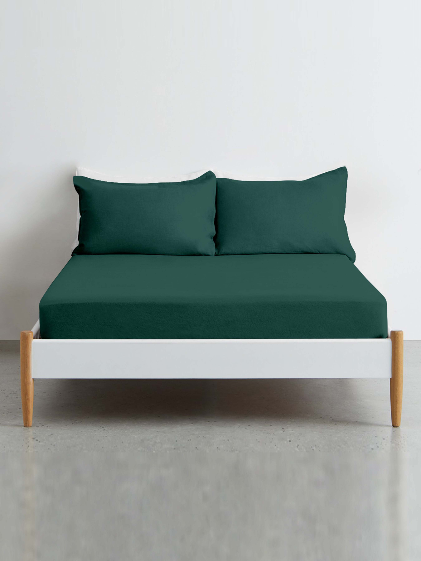 Простирадло на резинці ранфорс DARK GREEN Cosas модель Ranfors91_GreenDark_120 Фото