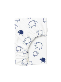 Простынь на резинке ранфорс SHEEP BLACK WHITE Cosas модель SheepBlackWhite_120 Простынь на резинке ранфорс SHEEP BLACK WHITE Cosas модель SheepBlackWhite_120 Фото