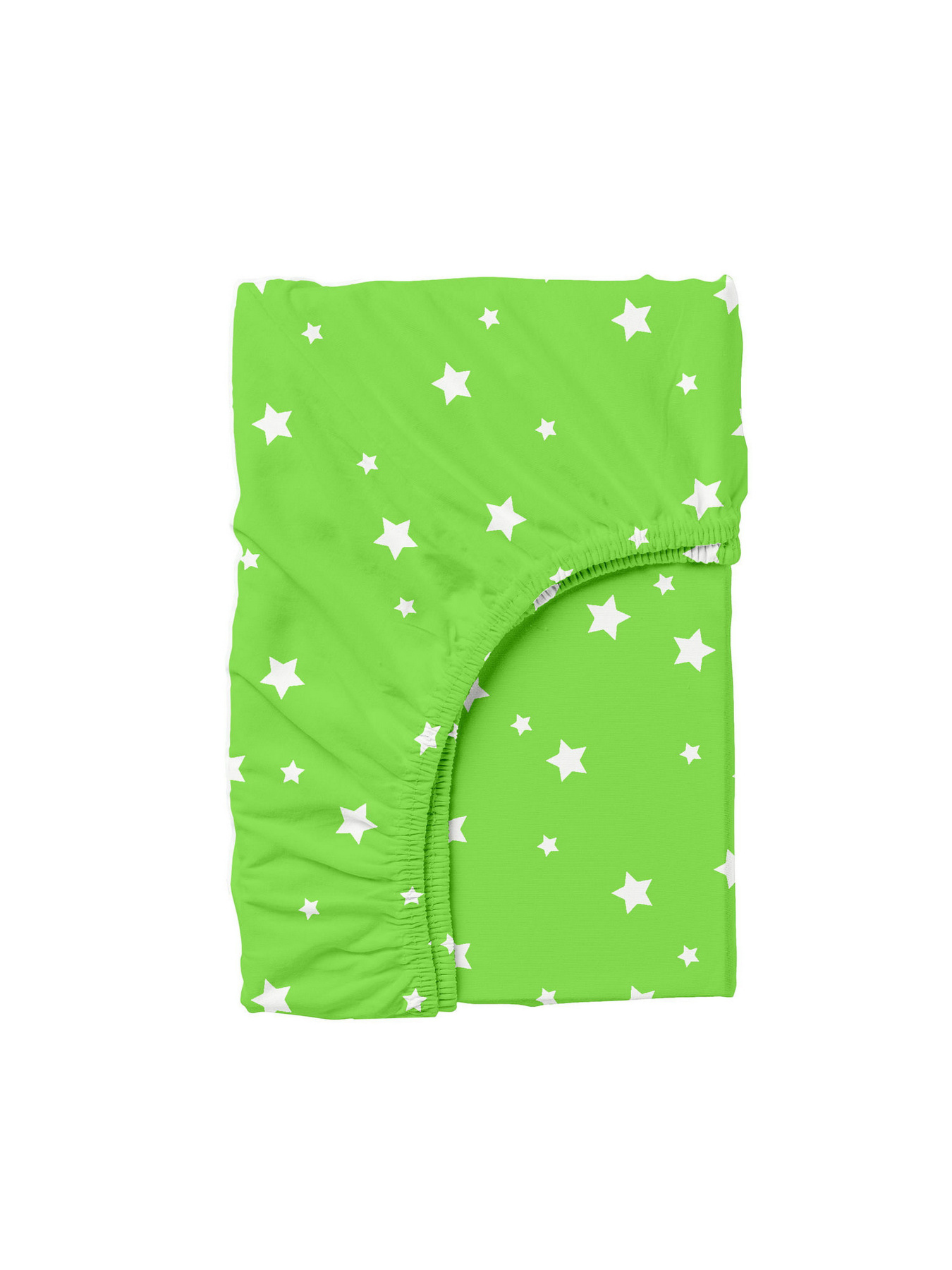 Простынь на резинке ранфорс STARFALL LIME Cosas модель StarFall_Lime_120 Фото