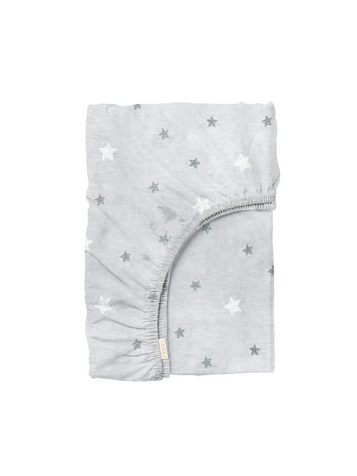 Простирадло на резинці ранфорс SOFT STARS Cosas модель StarsWoolyGrey_120 Фото