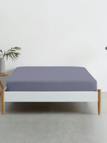 Простирадло на резинці ранфорс STORMY Cosas модель Steel56_120x200x20 Простирадло на резинці ранфорс STORMY Cosas модель Steel56_120x200x20 Фото
