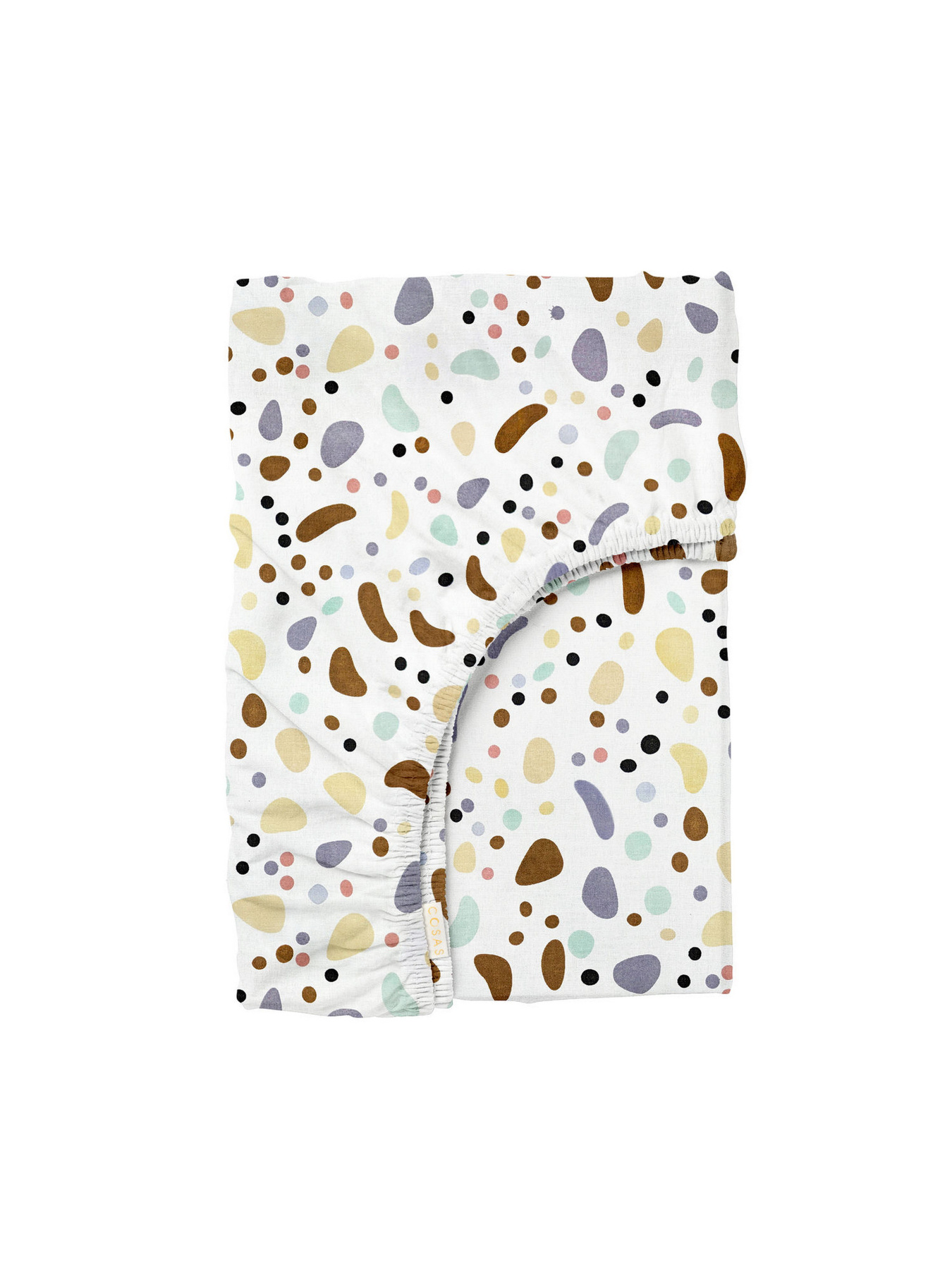 Простирадло на резинці ранфорс COLORFUL STONES Cosas модель StoneColor_120 Фото