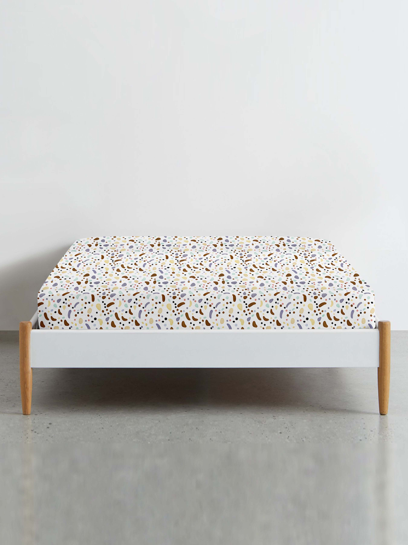 Простынь на резинке ранфорс COLORFUL STONES Cosas модель StoneColor_120 Фото