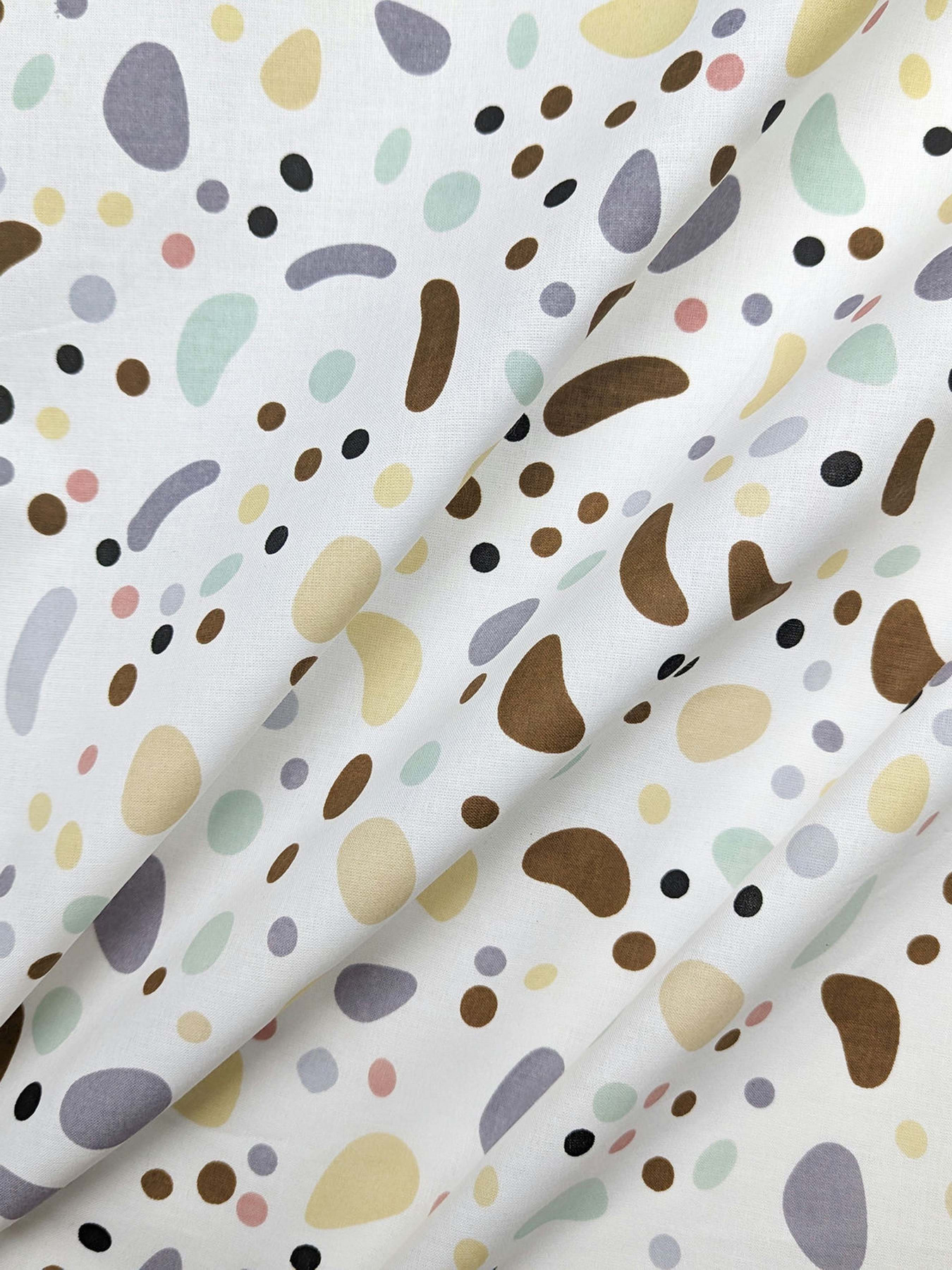 Простынь на резинке ранфорс COLORFUL STONES Cosas модель StoneColor_120 Фото